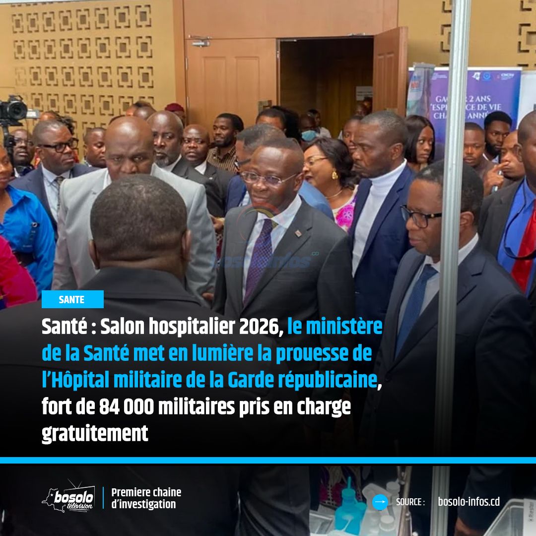 Visite du stand de l’Hôpital militaire de la Garde républicaine au Salon hospitalier 2026